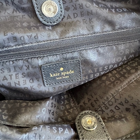 Kate Spade Medium Sized Black Nylon Tote Bag - Picture 5 of 14